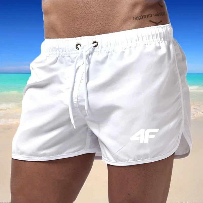 New men's fitness beach summer gym sportswear men's breathable sportswear loose casual jogging shorts