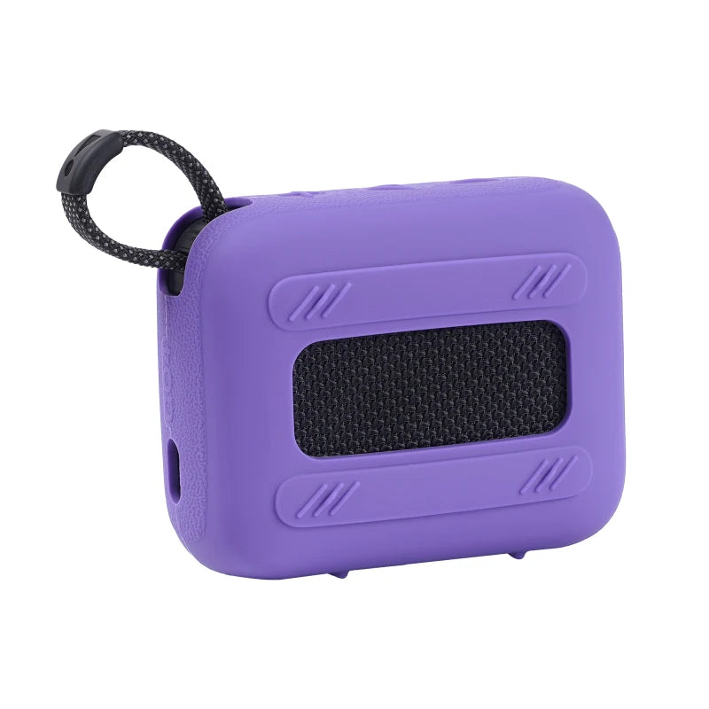 ZOPRORE Silicone Cover Case for JBL GO 4 Portable Bluetooth Speaker, Protective Carrying Case for JBL Go4 Speaker