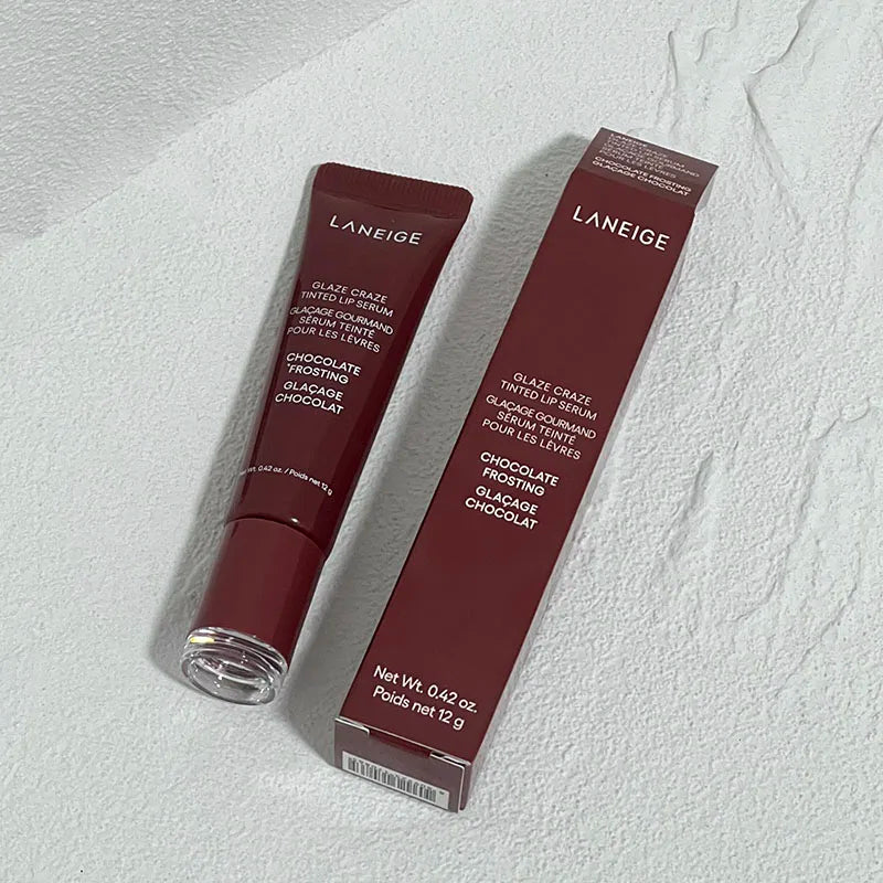 Laneige Donut Lip Balm Moisturizing Mirror Lip Gloss Lip Strawberry Raspberry Chocolate Glaze Smell Lipstick Transparent Lip Oil