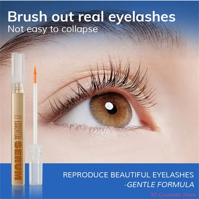 Fast Eyelash Growth Serum Natural Eyelashes Enhancer Longer Thicker Eyebrows Lift Essence Fuller Lashes Eye Care Korean Cosmetic