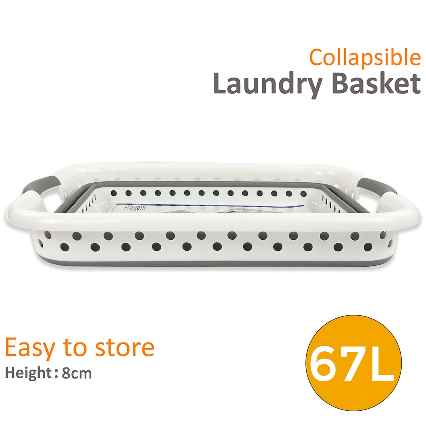 POP UP FOLDING COLLAPSIBLE LAUNDRY BASKET SPACE SAVING CLOTH WASHING BIN