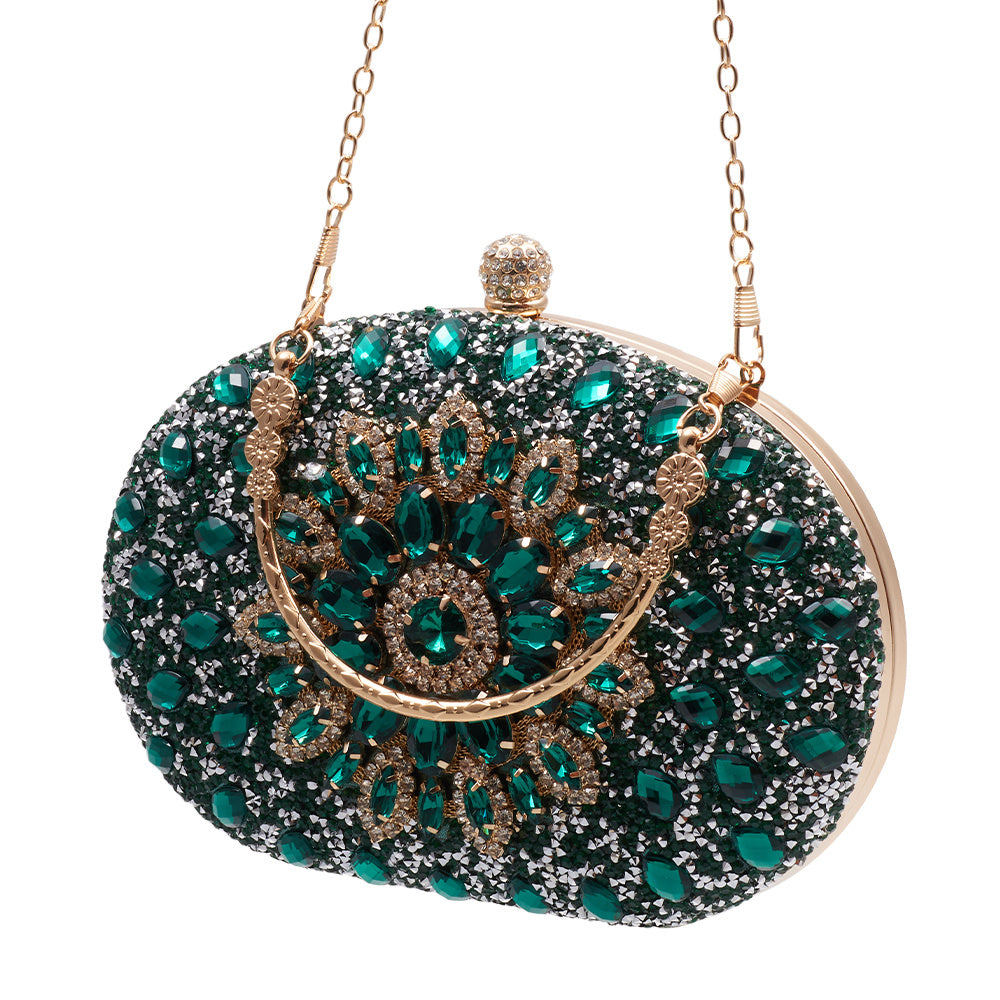 Beaguful Women'S Evening Bags Sparkly Rhinestone Clutch Purses Luxury Handbags, Perfect for All Ages in Special Events, Wedding, Evening Party, Prom, Various Parties, Multiple Colors Available