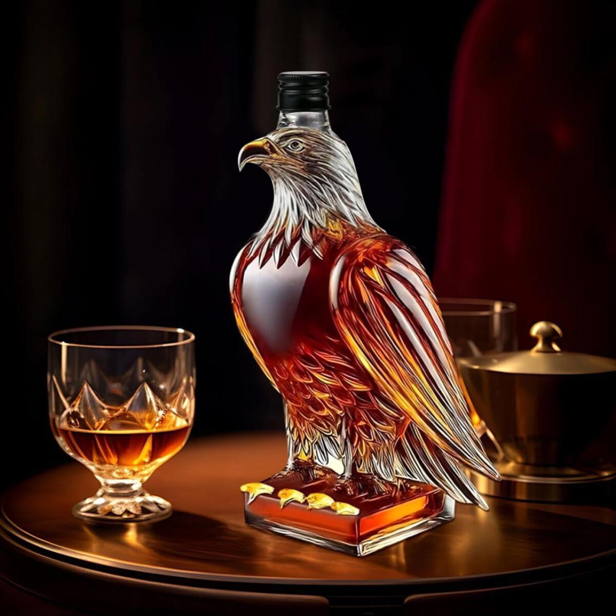 Whiskey Eagle Glass Decanter Men'S Fun Whiskey Bottle Home Bar Decoration Gift Whiskey Decanter Set GiftChoice