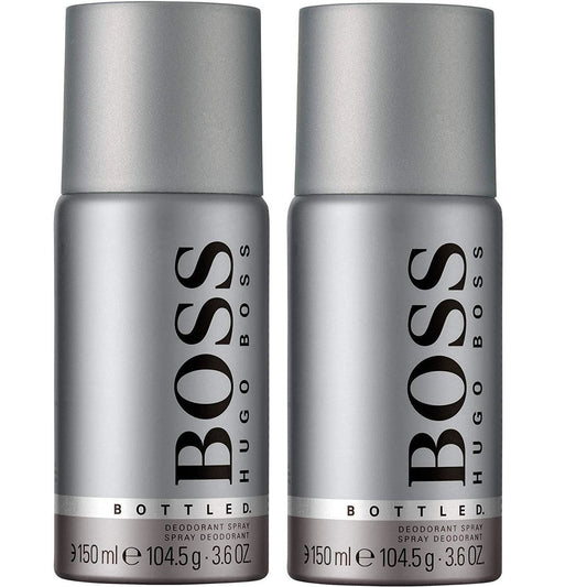 Hugo Boss Bottled 150ml Mens Deodorant 2 Pack