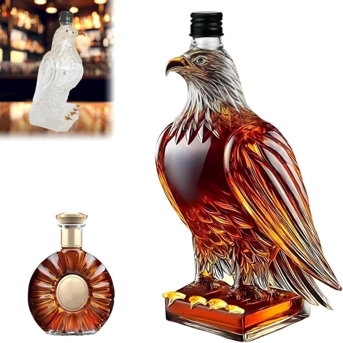 Whiskey Eagle Glass Decanter Men'S Fun Whiskey Bottle Home Bar Decoration Gift Whiskey Decanter Set GiftChoice
