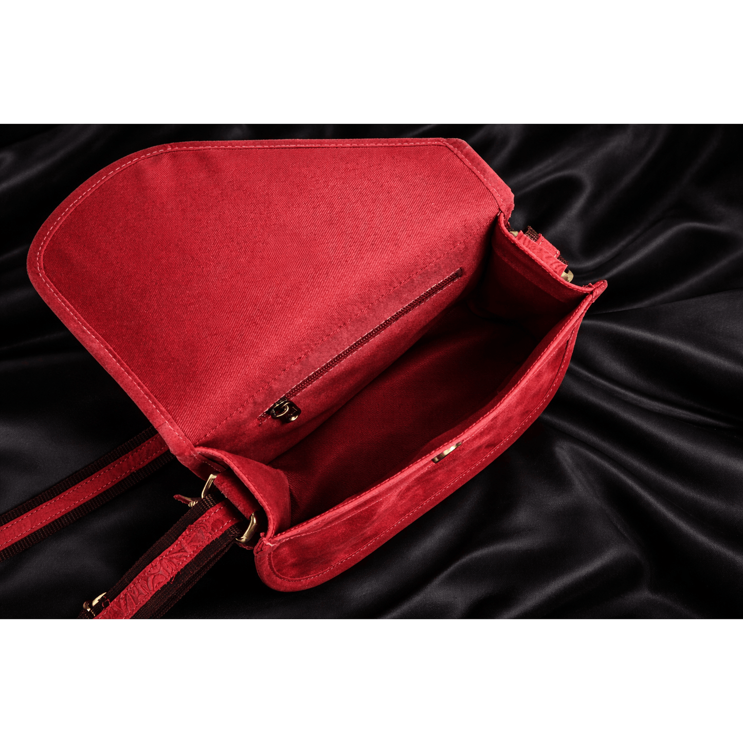 Genuine Leather Bags for Women Flower emboss small Cross Body Bag for Everyday Travel Small Compact Handbag