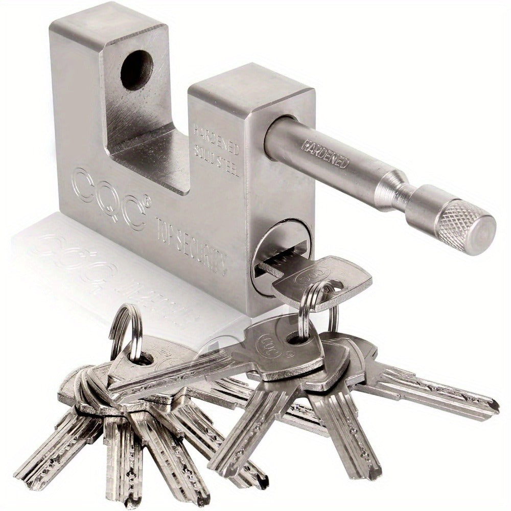 10 Key Heavy Duty Padlock Warehouse Container Security Lock Padlock Warehouse Garage Shutters Outdoor Door Chain Padlock