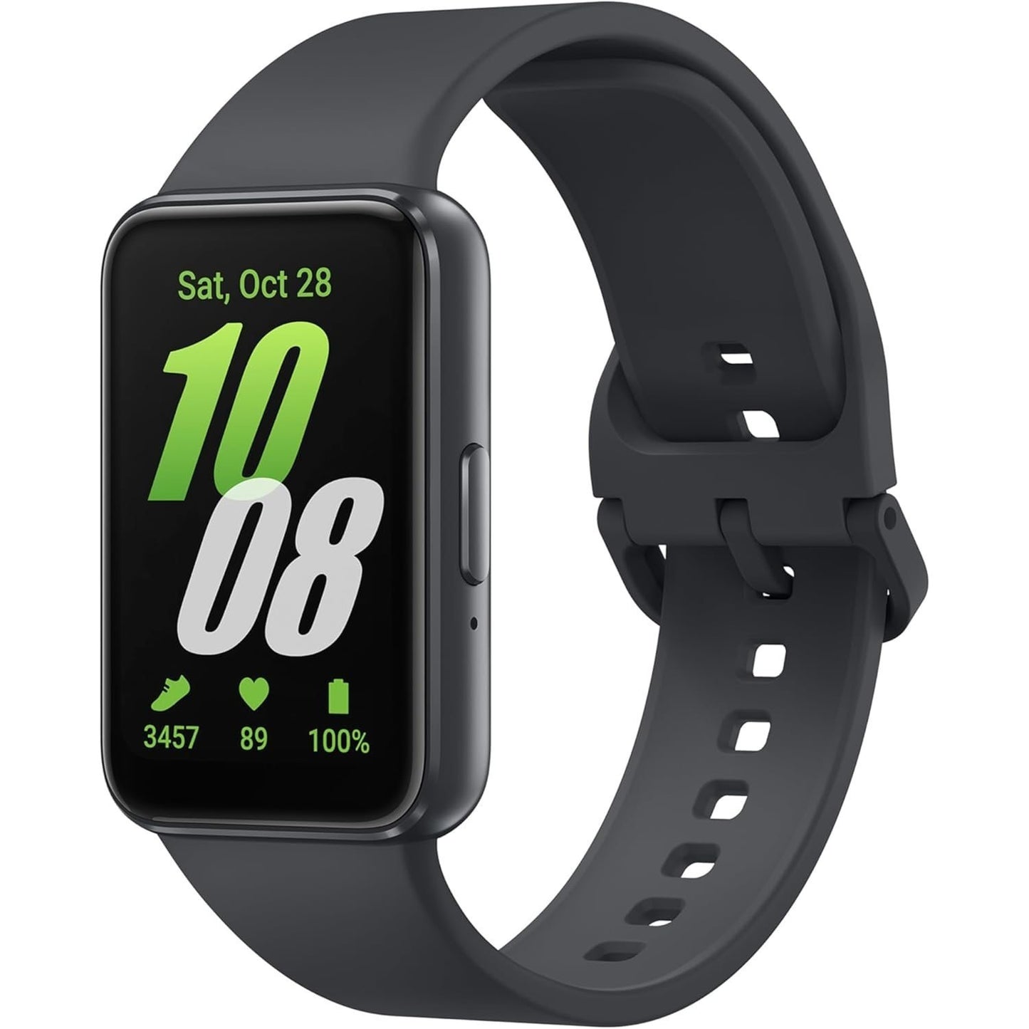 Samsung Galaxy Fit3 (Silver), 40mm AMOLED Display with Aluminium Body, Comprehensive Fitness and Health Tracking, Upto 13-Day Battery with Fast Charging, 5ATM & IP68 Rating