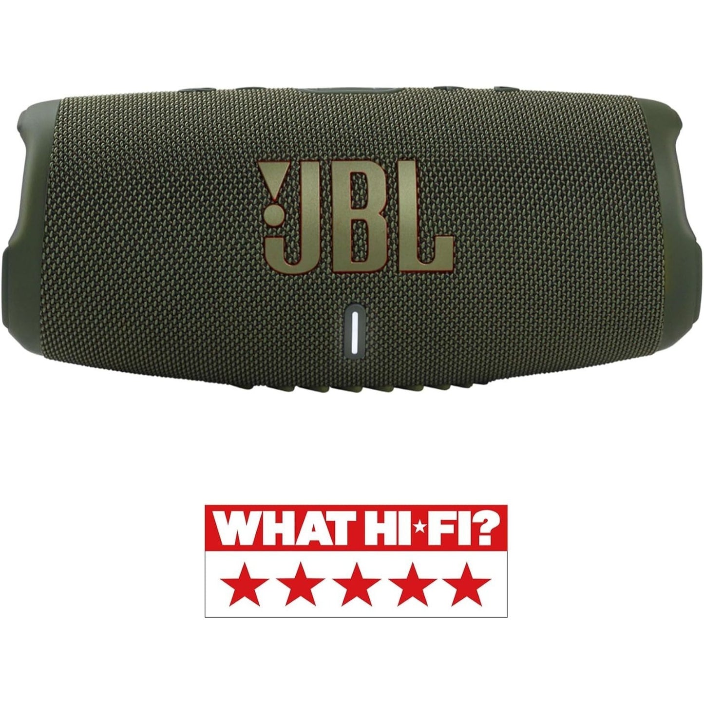 JBL Charge 5 Portable Bluetooth Speaker with Deep Bass, IP67 Waterproof and Dustproof, 20 Hours of Playtime, Built-In Powerbank,- Available in BLACK / GREEN / GREY / PINK / RED / SQUAD / TEAL / WHITE