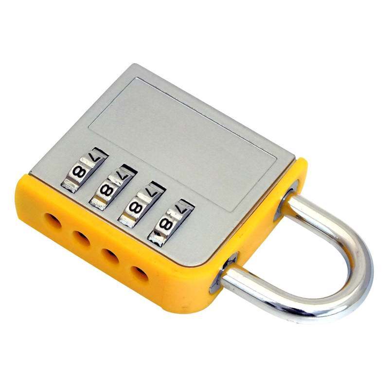 4-PACK Combination Padlock Lock Steel Shackle Gym Locker Toolbox - 5 Year Warranty