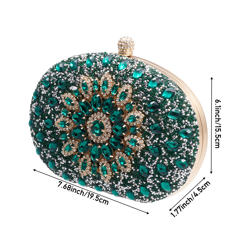 Beaguful Women'S Evening Bags Sparkly Rhinestone Clutch Purses Luxury Handbags, Perfect for All Ages in Special Events, Wedding, Evening Party, Prom, Various Parties, Multiple Colors Available