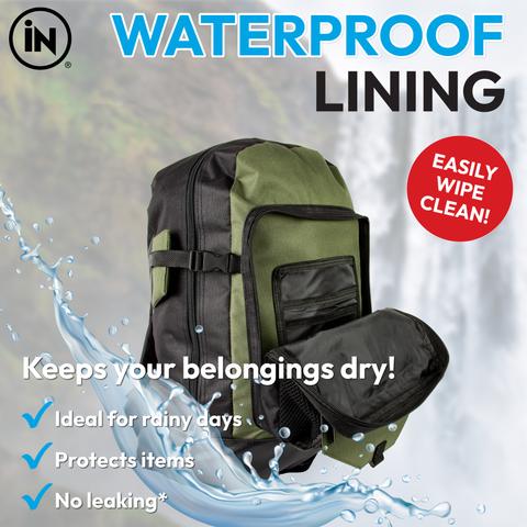Waterproof Travel Backpack for Men and Women - Camping, Hiking, School - 43x30x28cm