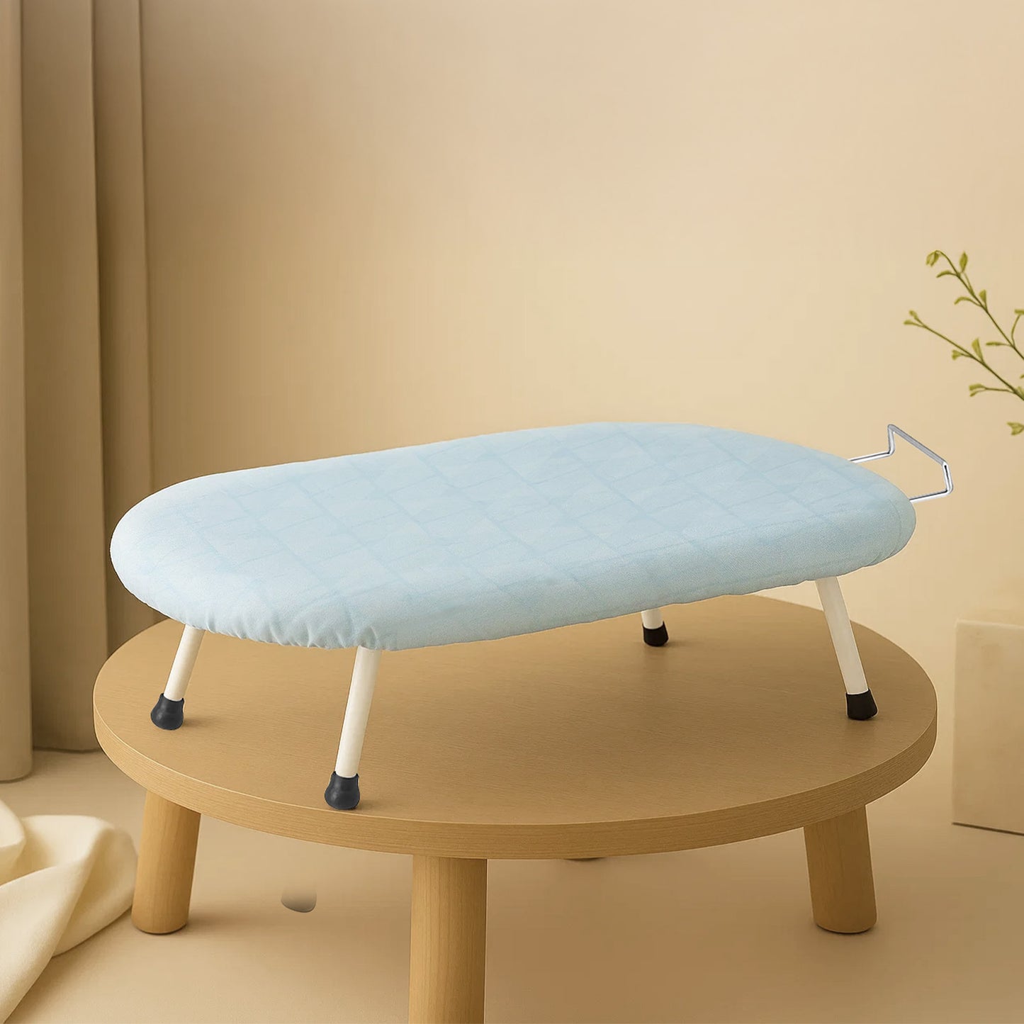 1pc Compact Folding Ironing Board with Space-Saving, Easy Storage, Multi-Use Design for Home Use, Durable Plastic Material, Ironing Boards