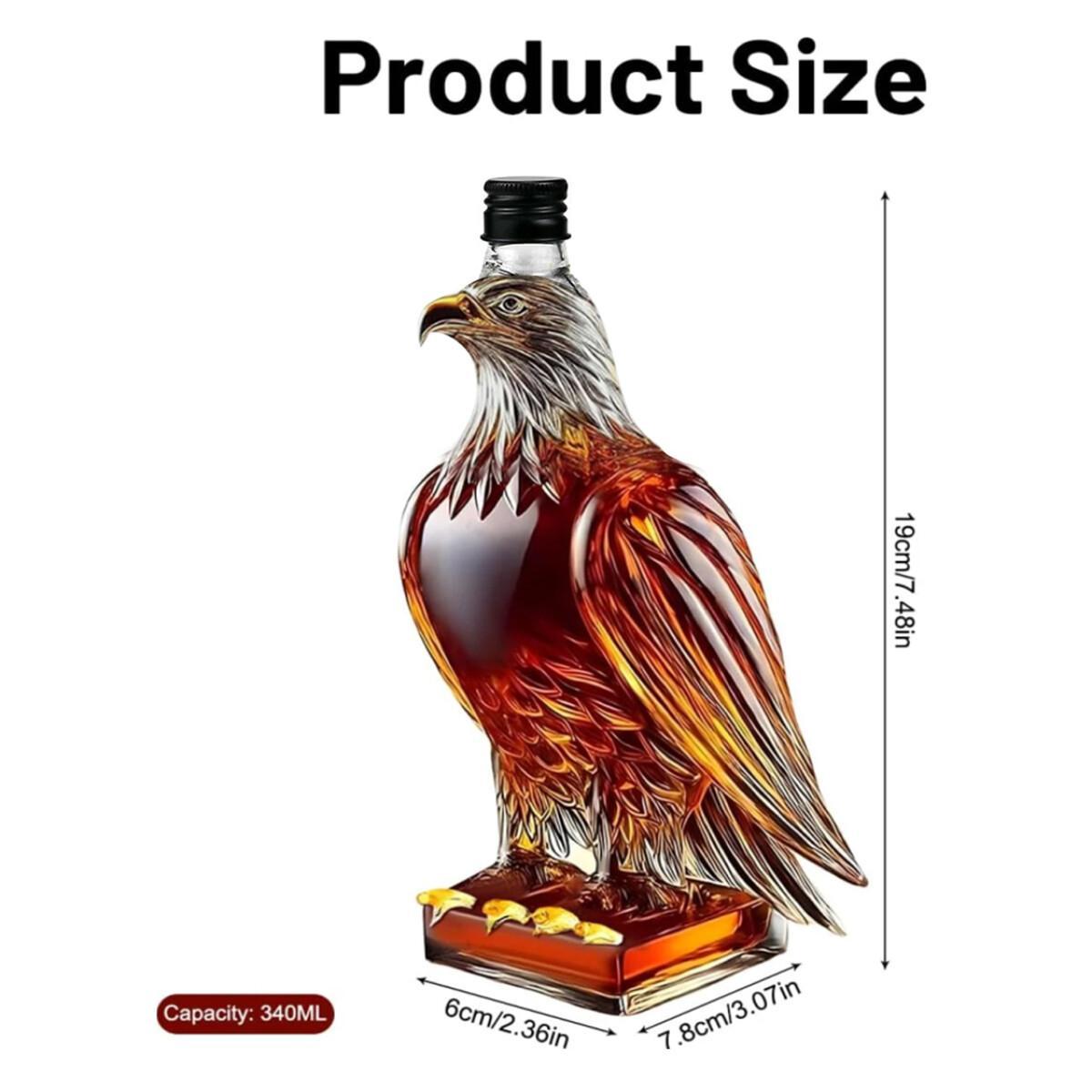 Whiskey Eagle Glass Decanter Men'S Fun Whiskey Bottle Home Bar Decoration Gift Whiskey Decanter Set GiftChoice