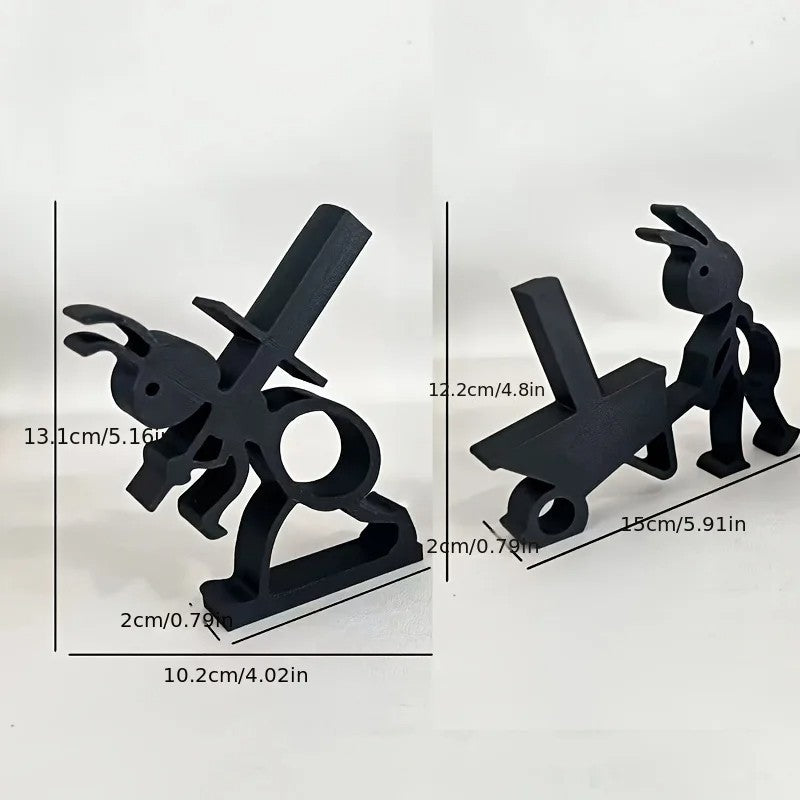2pcs Funny Ant Toilet Paper Holder Set Bathroom Decor Gift Idea Perfect for Home Decor, Office Restrooms