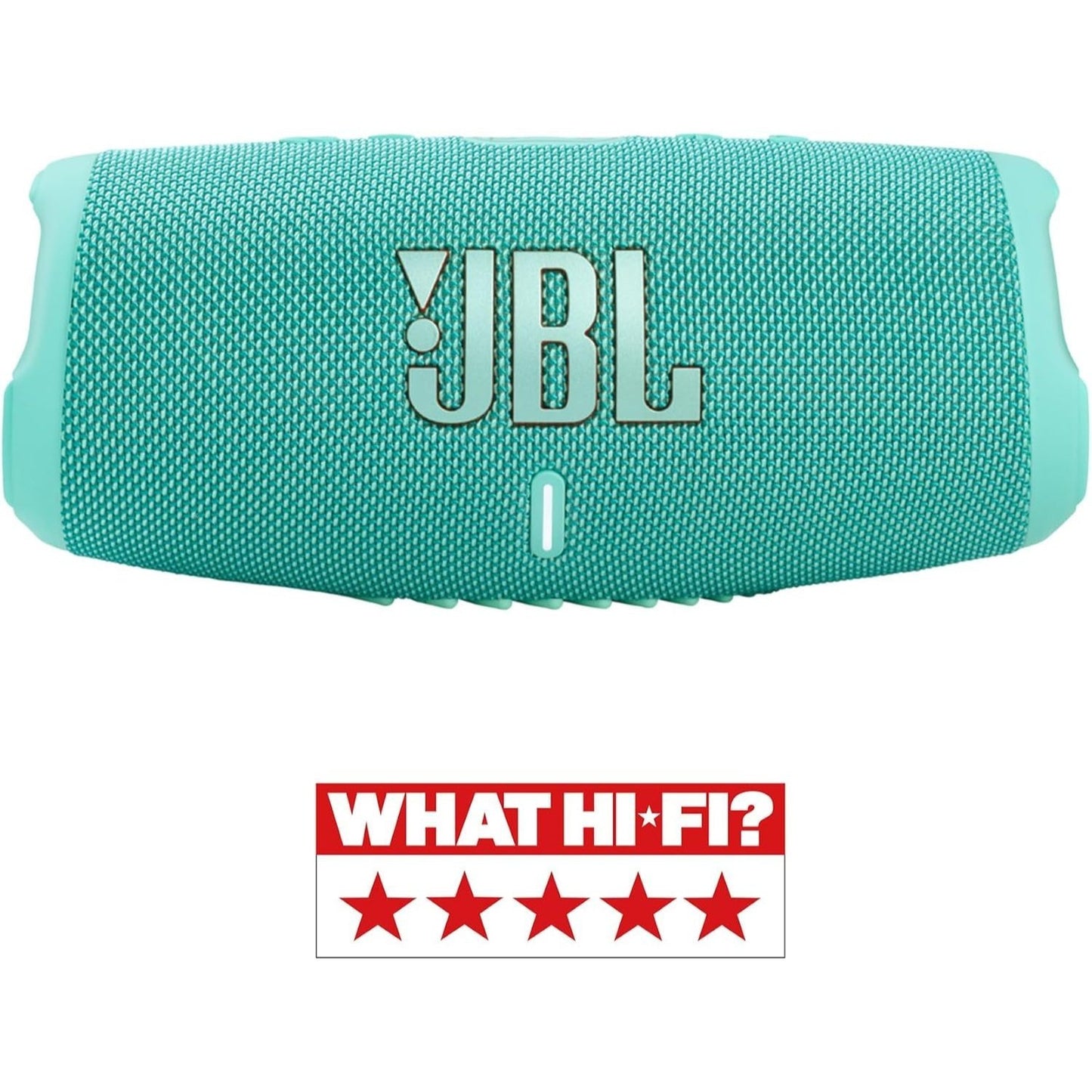 JBL Charge 5 Portable Bluetooth Speaker with Deep Bass, IP67 Waterproof and Dustproof, 20 Hours of Playtime, Built-In Powerbank,- Available in BLACK / GREEN / GREY / PINK / RED / SQUAD / TEAL / WHITE