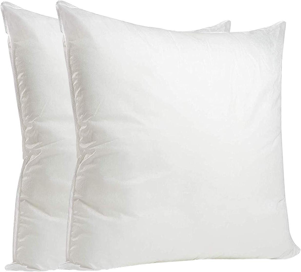Divine Textiles -Deep Extra Fill Cushion Inserts Square Shape – Soft Cushion Pads for Sofa, Couch and Home Decoration