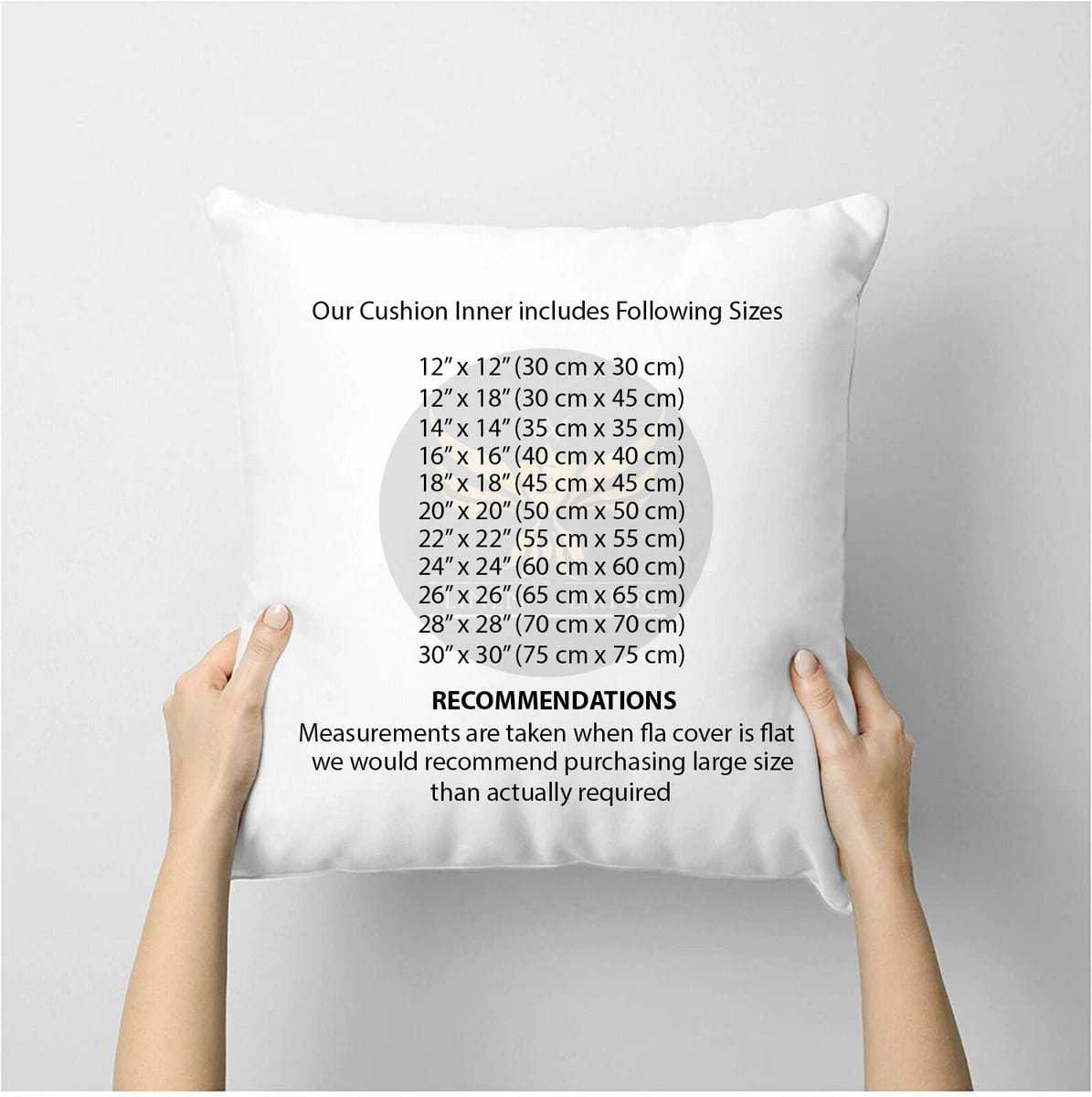 Divine Textiles -Deep Extra Fill Cushion Inserts Square Shape – Soft Cushion Pads for Sofa, Couch and Home Decoration