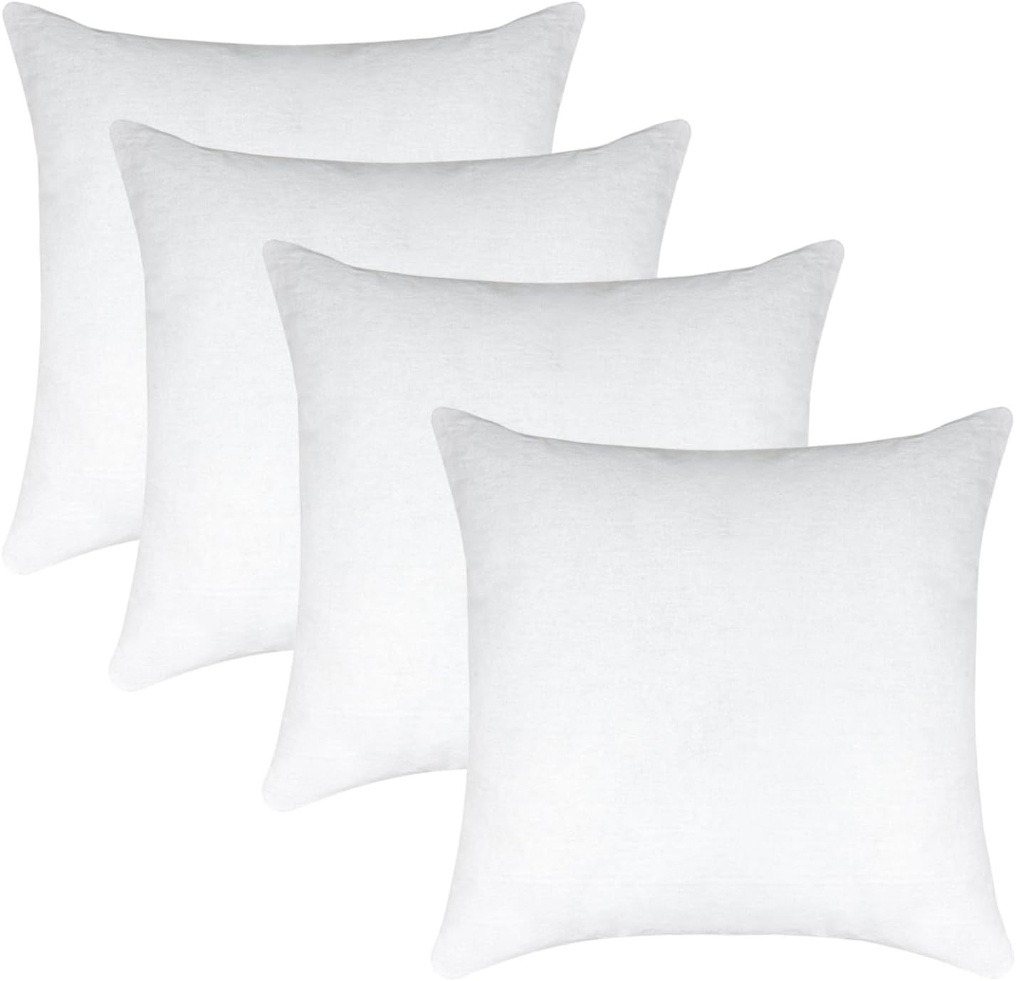 Divine Textiles -Deep Extra Fill Cushion Inserts Square Shape – Soft Cushion Pads for Sofa, Couch and Home Decoration