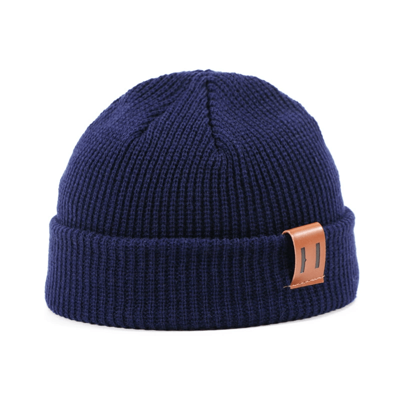 55-60CM Men Women Unisex Skullcap Street Style Hip Hop Beanies Brimless Baggy Melon Cap Cuff Fisherman Beanies Hats Winter Warm Knitted Bonnet Multiple colors