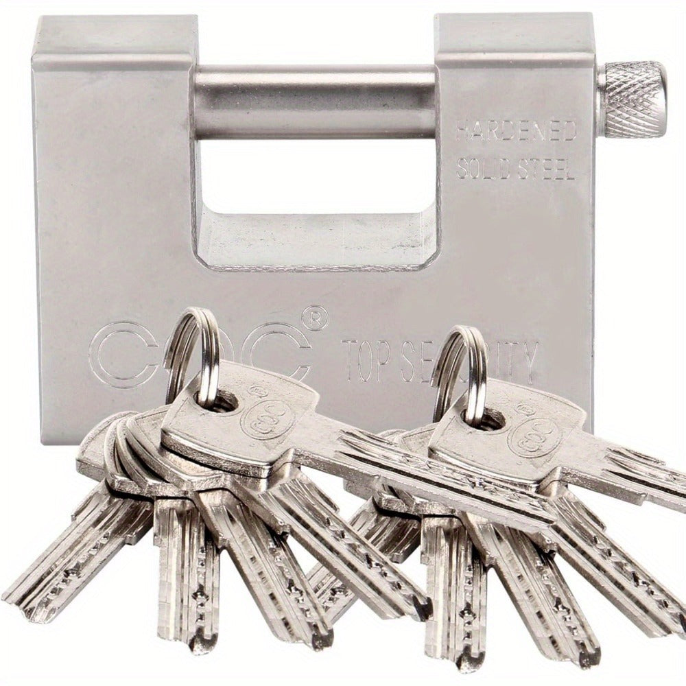 10 Key Heavy Duty Padlock Warehouse Container Security Lock Padlock Warehouse Garage Shutters Outdoor Door Chain Padlock