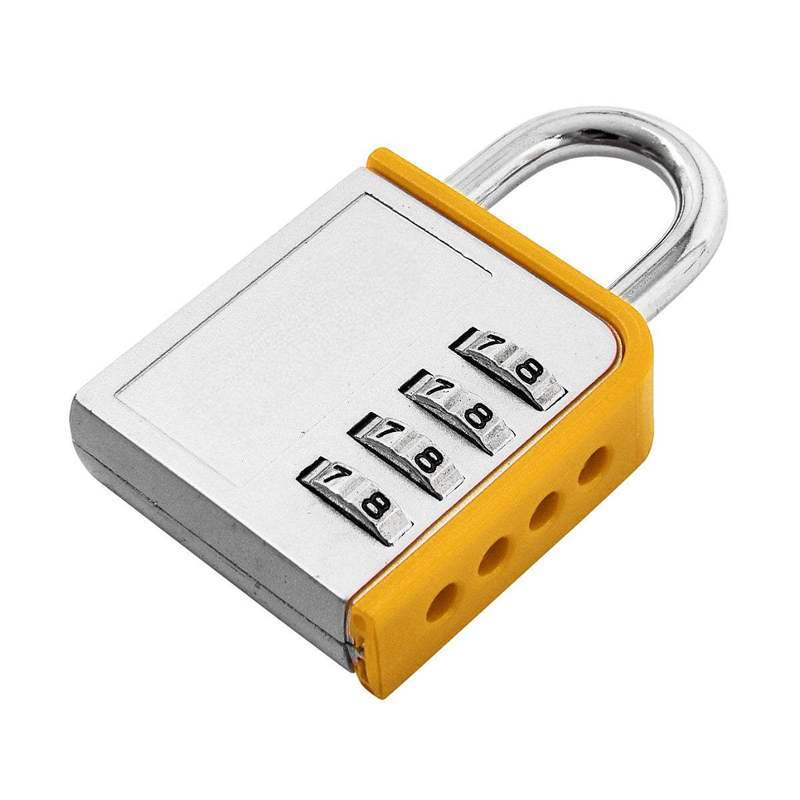 4-PACK Combination Padlock Lock Steel Shackle Gym Locker Toolbox - 5 Year Warranty