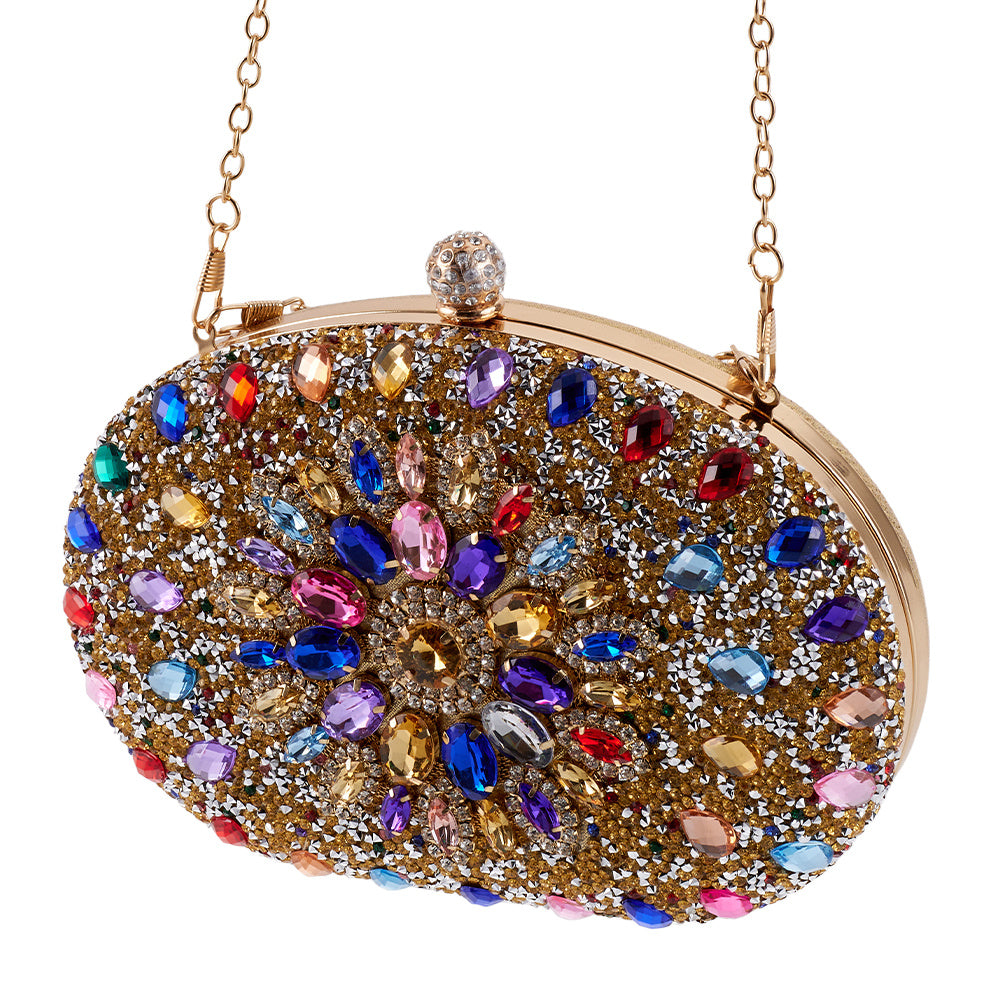 Beaguful Women'S Evening Bags Sparkly Rhinestone Clutch Purses Luxury Handbags, Perfect for All Ages in Special Events, Wedding, Evening Party, Prom, Various Parties, Multiple Colors Available
